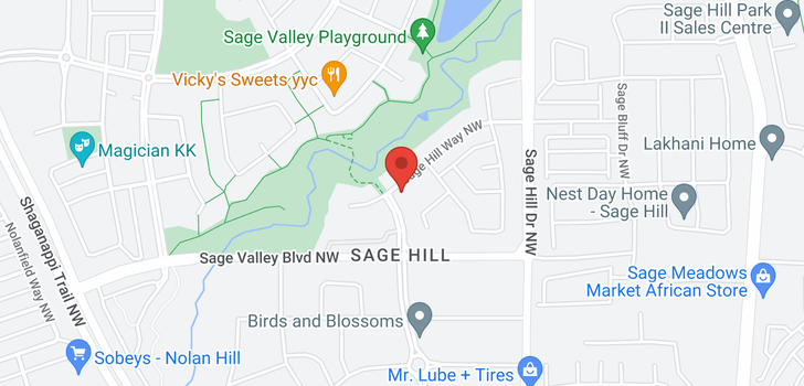 map of 135 SAGE HILL Way NW